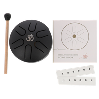 Mini Tongue Drum Tank Handpad 3" 6 ton Hluru-Wangyou + Pałka Samouczek