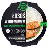 Meal Box Łosoś w kremowym sosie z koperkiem i ryżem 360 g