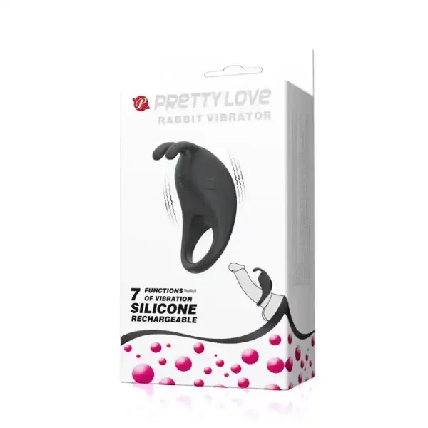 PRETTY LOVE - RABBIT VIBRATOR 7 functions, USB zdjęcie 2