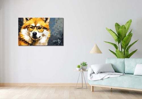 Obraz 100x60cm Intelektualny Psiak na Arena.pl