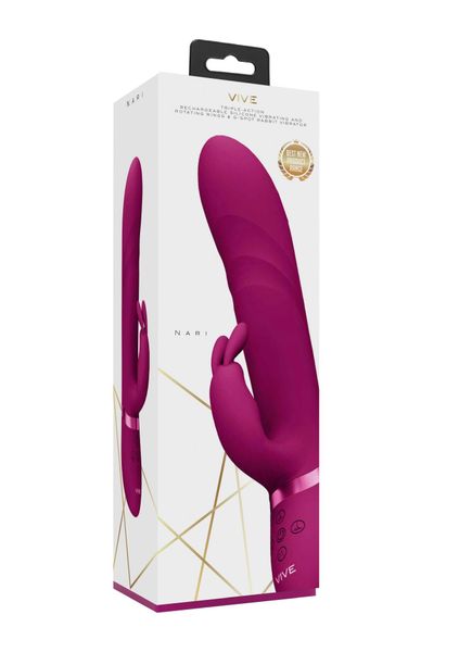 Nari - Vibrating And Rotating Beads, G-Spot Rabbit zdjęcie 2