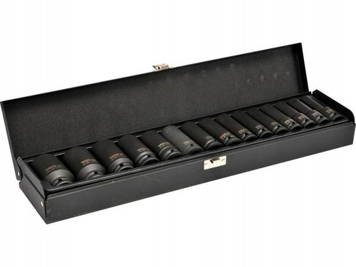 YATO ZESTAW KOMPLET NASADKI KLUCZE UDAROWE DŁUGIE 1/2 15 EL WALIZKA na Arena.pl