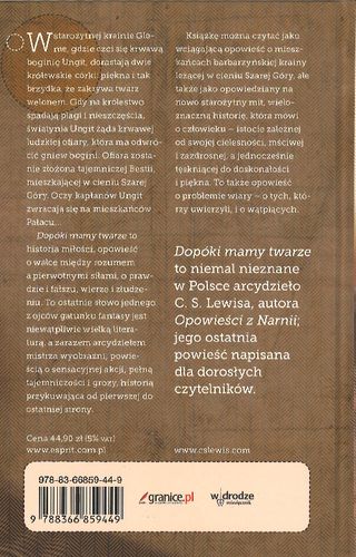 Dopóki mamy twarze - C.S. Lewis - oprawa twarda na Arena.pl