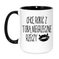 Duży Biało-Czarny 450 ml