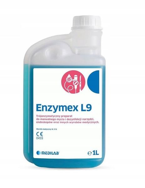 MEDILAB Preparat myjąco-dezynfekujący do narzędzi Enzymex L9 - 1000ml zdjęcie 1