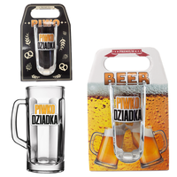 kufel do piwa w ozdobnym opakowaniu " piwo dziadka". 500 ml