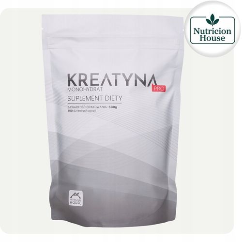 KREATYNA PRO MONOHYDRAT 500G - CZYSTA, BEZ DODATKÓW 200 MESH aż 100 PORCJI! na Arena.pl