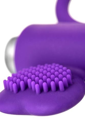 jos pery, vibrating ring with cilia, silicone, violet, 9 cm na Arena.pl