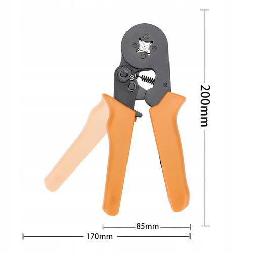 ZACISKARKA KONEKTORÓW KOŃCÓWEK 0,25-10 ŚCIĄGACZ IZOLACJI + 600 szt. TULEJEK na Arena.pl