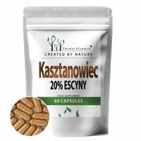 EKSTRAKT Z KASZTANOWCA 400MG 60 KAPS – WSPARCIE NACZYŃ KRWIONOŚNYCH