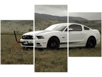 60CM 90 ZEGAR 3 ELEM MUSTANG GT V8 BRETT LEVIN ŚCIENNY