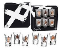 Kieliszki „Rozbierani Panowie” Termoaktywne Rozbierane Kieliszki