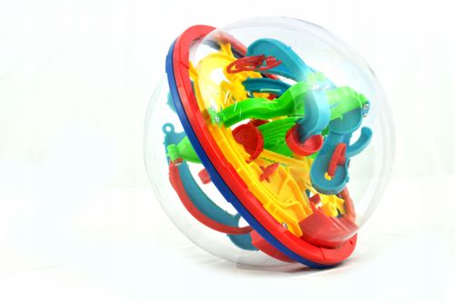 Kula labirynt IQ balls 100barier 13cm na Arena.pl