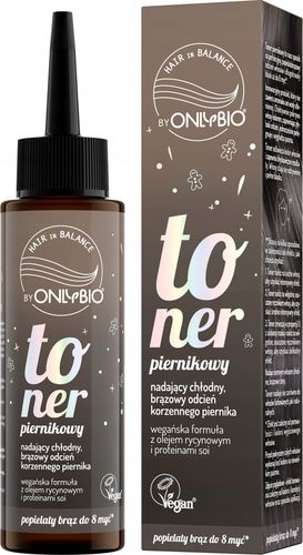 HAIR IN BALANCE BY ONLYBIO TONER DO WŁOSÓW PIERNIKOWY 100 ML na Arena.pl