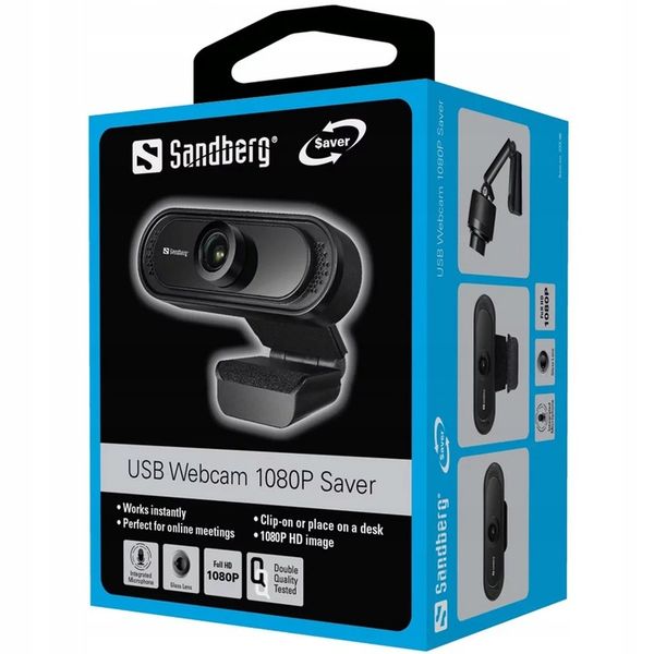 Kamera internetowa Sandberg 1080P FULL HD MIKROFON zdjęcie 1