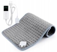 Poduszka elektryczna z regulacją temperatury Anytech 30x60 cm szara