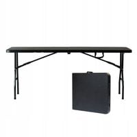 STÓŁ OGRODOWY ROZKŁADANY SKŁADANY CATERINGOWY BANKIETOWY RATTANOWY 180x76cm