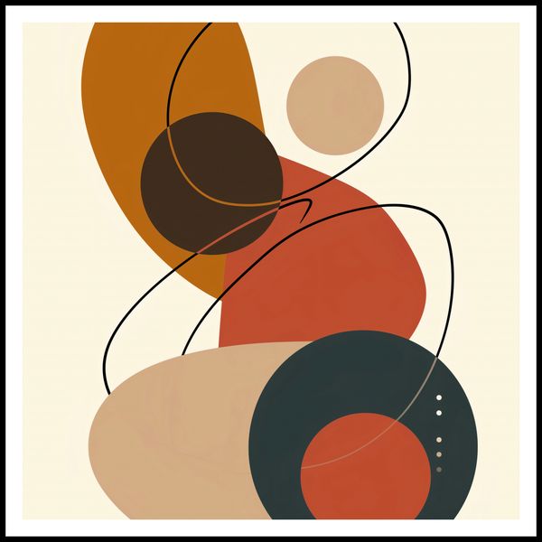 Plakat 90x90cm Geometria Harmonii zdjęcie 3