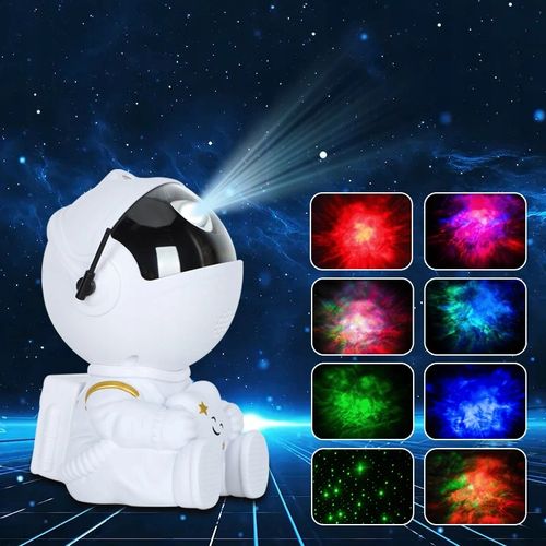Projektor GWIAZD ASTRONAUTA KOSMOS NEBULA z Pilotem RZUTNIK LED USB na Arena.pl