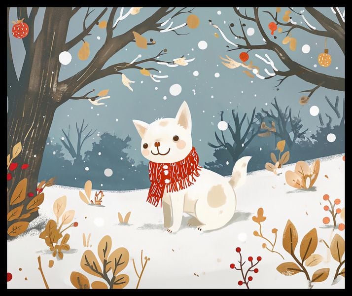 Plakat 60x50cm Śnieżny Kompan zdjęcie 2