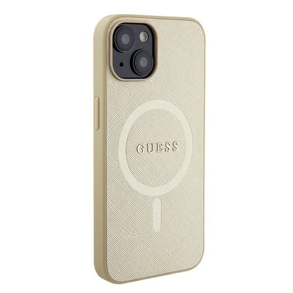 Etui Guess do iPhone 15 Plus, iPhone 14 Plus, Złoty, MagSafe zdjęcie 4