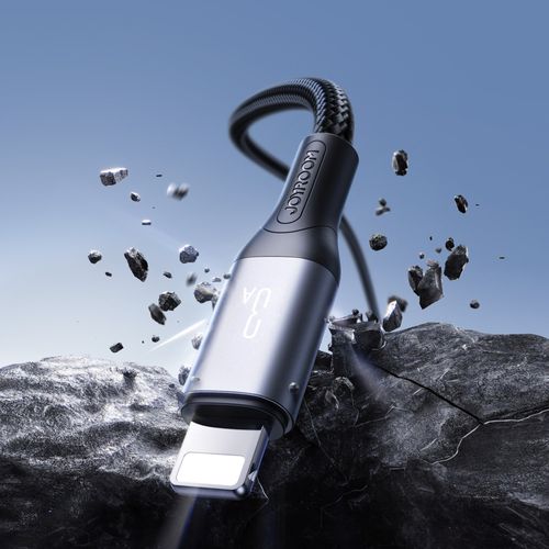 Kabel przewód USB-A - iPhone Lightning 3A 2m - czarny na Arena.pl