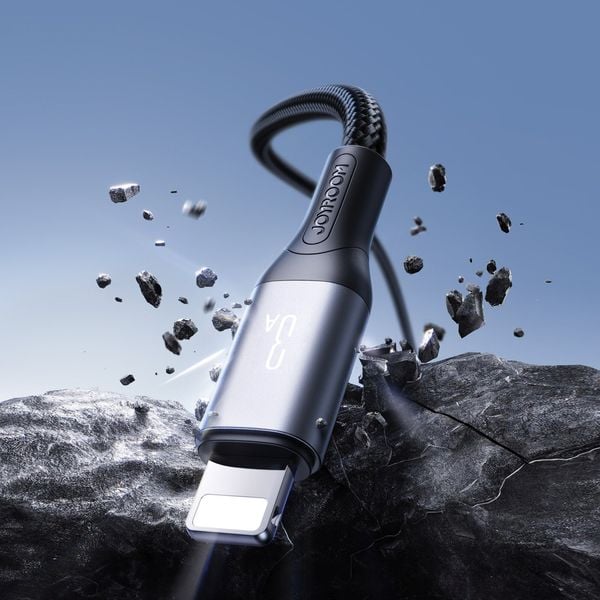 Kabel przewód USB-A - iPhone Lightning 3A 2m - czarny zdjęcie 4