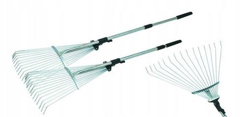 GRABIE TELESKOPOWE DO TRAWY LIŚCI REGULOWANE METAL na Arena.pl