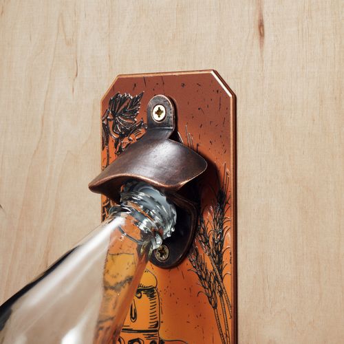 OTWIERACZ ŚCIENNY DO BUTELEK PIWA KAPSLI NA ŚCIANĘ na Arena.pl