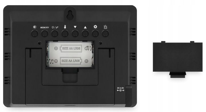 STACJA POGODOWA Higrometr Barometr Termometr Zegar Data BEZPRZEWODOWA zdjęcie 3