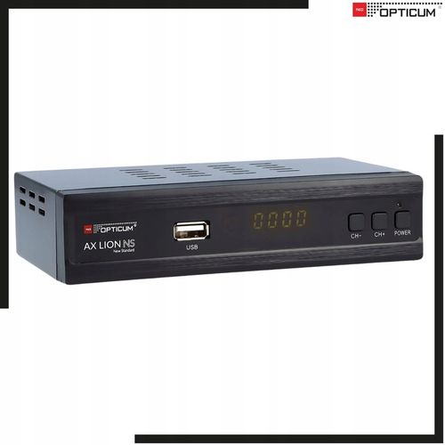 TUNER DVB T2 C OPTICUM AX LION NS HEVC H265 USB FULL HD DEKODER DO TV na Arena.pl