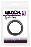 black velvets pierścień anatomiczny duży 3,8 cm czarny silikonowy