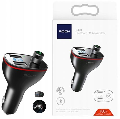 Rock B300 Ładowarka Transmiter Fm Bluetooth Usb na Arena.pl