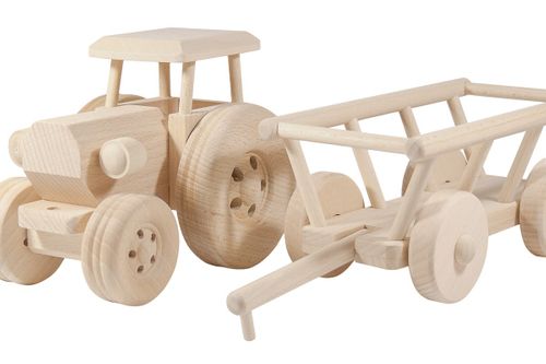 Traktor z wozem drabiniastym na Arena.pl
