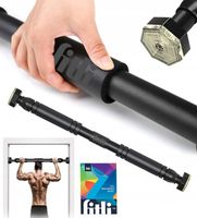 DRĄŻEK DO PODCIĄGANIA drążek ROZPOROWY do ćwiczeń REGULOWANY STALOWY