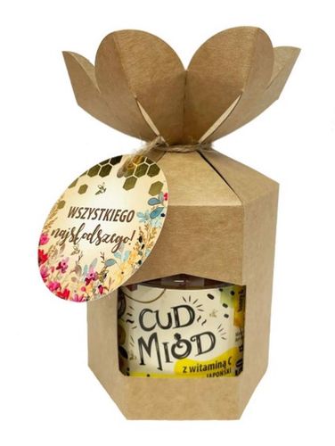 Bartnik Cud miód o smaku pigwowca 250 g + kartonik ozdobny na Arena.pl