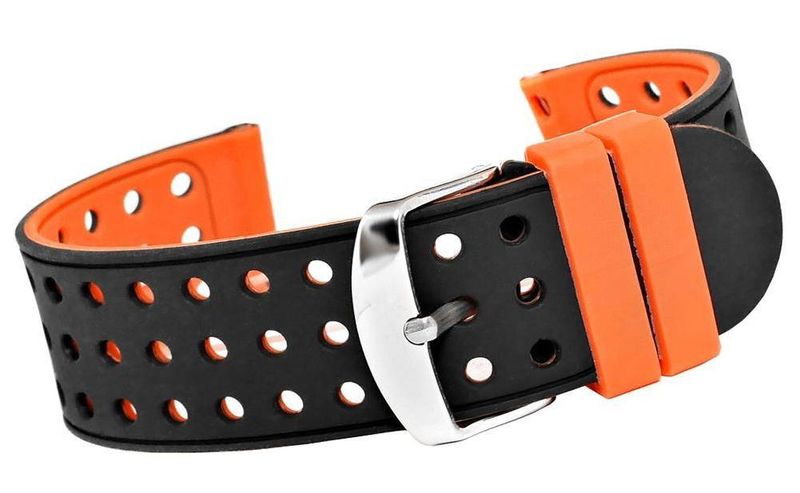 Pasek silikonowy POMARAŃCZOWY U12-20-4 zdjęcie 2