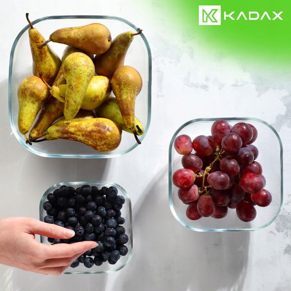 KADAX Salaterka Miska Szklana 16cm Przekąski 2szt zdjęcie 7