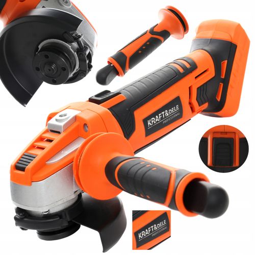 SZLIFIERKA KĄTOWA AKUMULATOROWA KĄTÓWKA 115MM 18V 7500RPM KRAFT&DELE KD1771 na Arena.pl