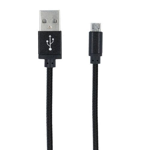 Kabel Forever micro-USB pleciony czarny 1m 1A na Arena.pl