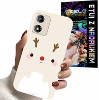 ETUI CASE DO MOTOROLA MOTO E13 - ŚWIĄTECZNE WZORY RENIFER MIKOŁAJ ŚWIĘTA