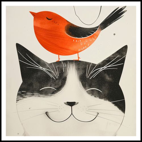 Plakat 90x90cm Pyzaty Przyjaciel na Arena.pl