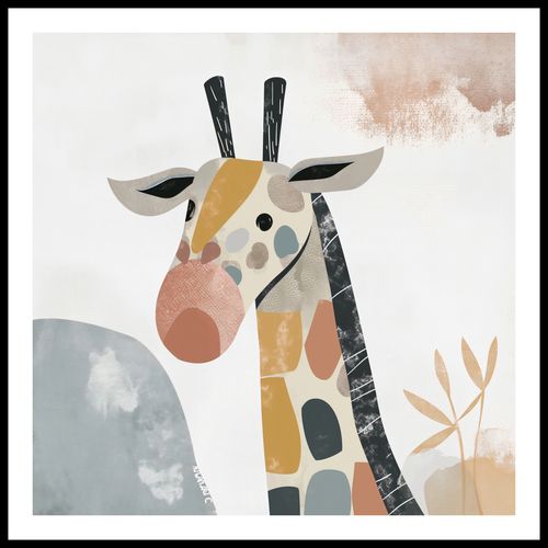 Plakat 90x90cm Żyrafa Bambino na Arena.pl