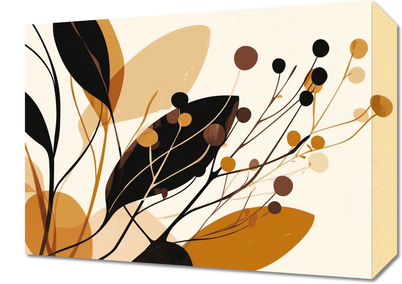 Obraz 40x30cm Jesienne Sylwety zdjęcie 1