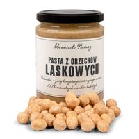 PASTA Z ORZECHÓW LASKOWYCH 100% - 500g - Rzemiosło Natury
