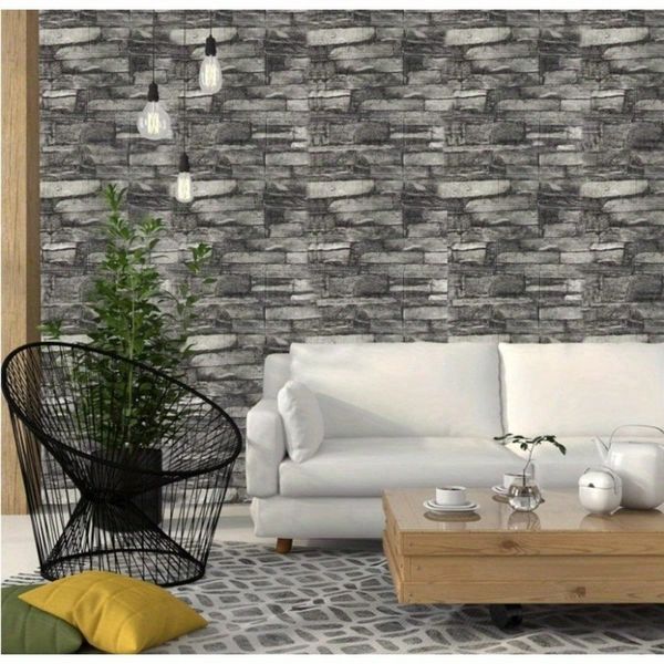 SAMOPRZYLEPNE PANELE ŚCIENNE tapeta wodoodporne PANEL ŚCIENNY 3D zdjęcie 3