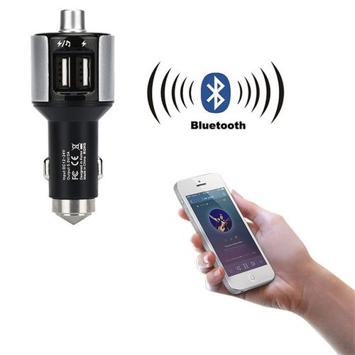 OBSERWUJ Transmiter FM 2xUSB BLUETOOTH MP3 ŁADOWARKA 3,4A na Arena.pl