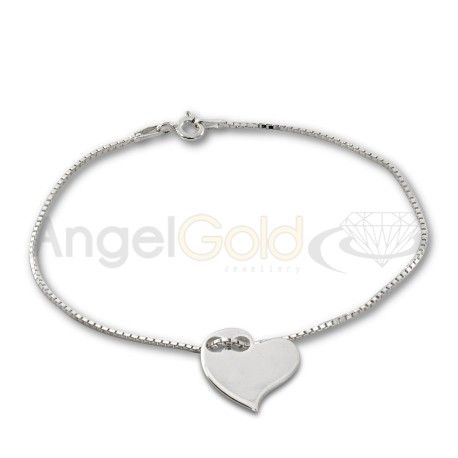 SREBRNA BRANSOLETKA CELEBRYTKA SERDUSZKO PRÓBA SREBRA 925 GRAWER GRATIS na Arena.pl