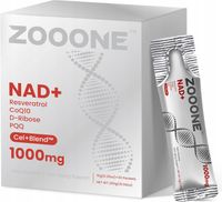 NAD+ 1000mg Liquid Packets - Zaawansowany booster NAD nikotynamidu premium