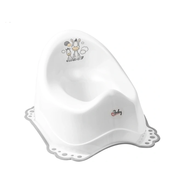 MALTEX Nocnik 2K Zebra biało/szary zdjęcie 1